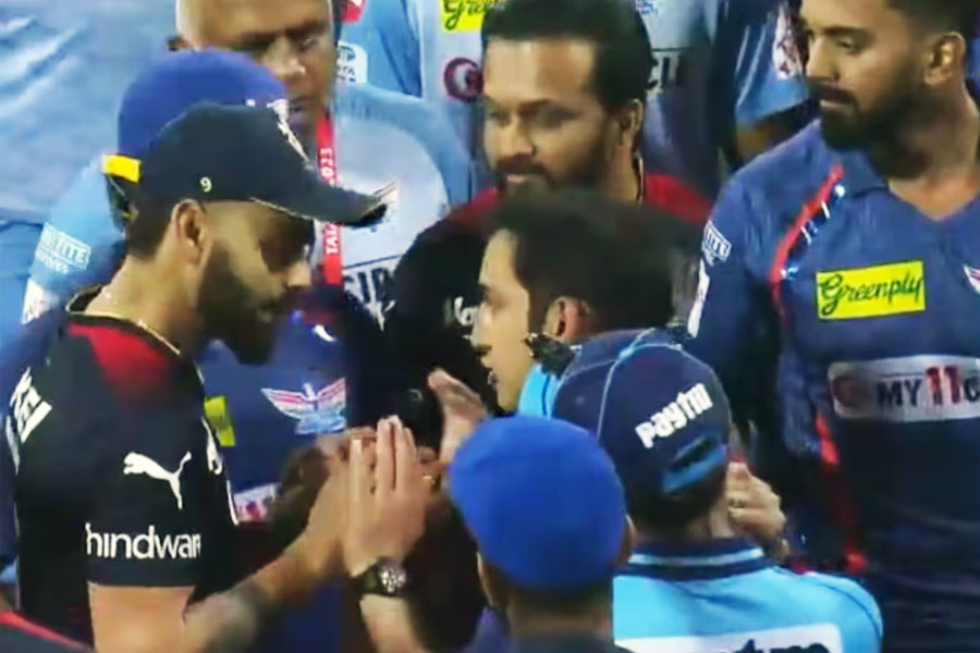 Virat Kohli and Gautam Gambhir