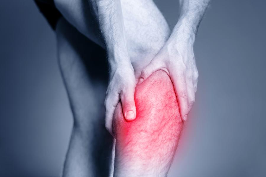 Image of muscle cramp.