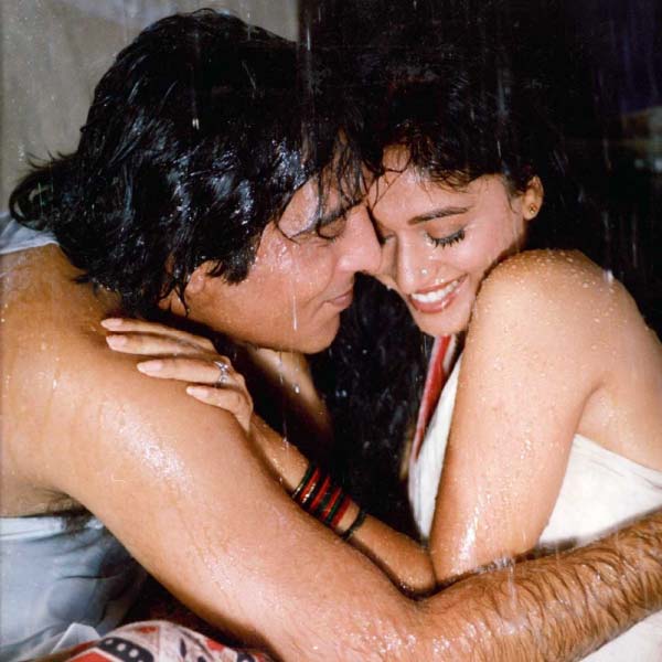 Madhuri Dixit and Vinod Khanna