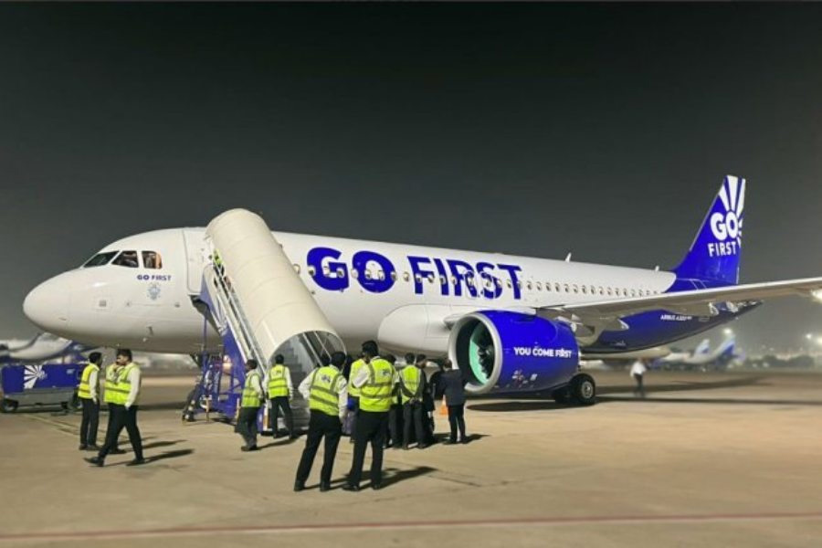 An image of Go First Aeroplane