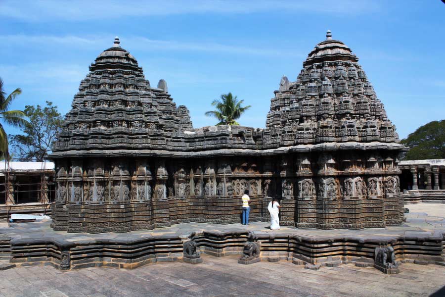 Anti-Gravity Pillar of Belur is standing mysteriously without any support.
