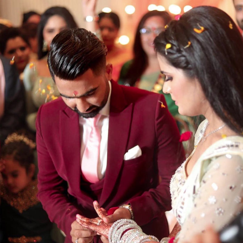 Rahul Tewatia's and Ridhi Pannu