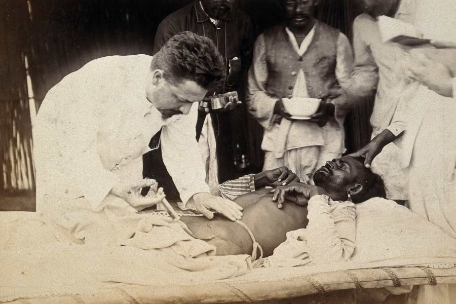 Representational image of plague patient