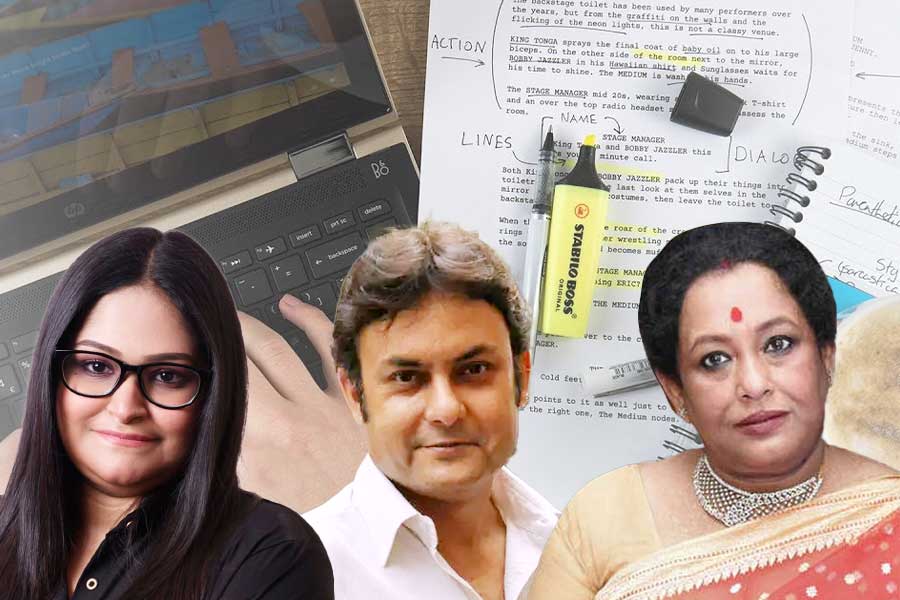Tollywood screenwriters like Samragnee Bandyopadhyay, Padmanabha Dasgupta and Leena Ganguly talks about their due credit in films 