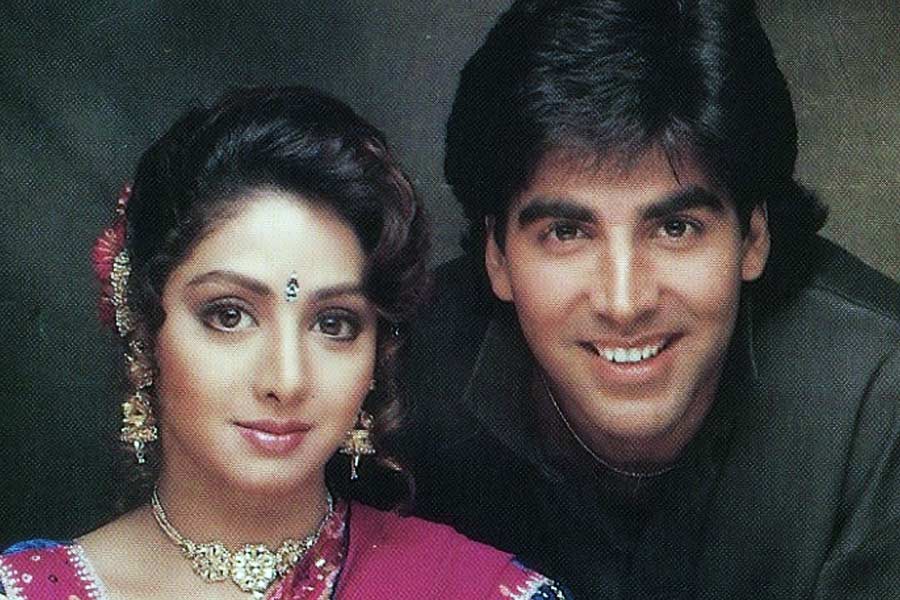 Akshay Kumar and Sridevi