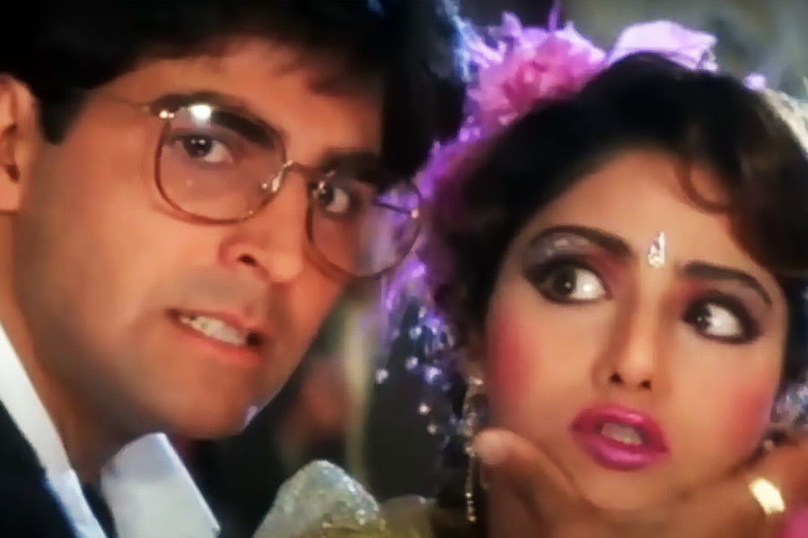 Akshay Kumar and Sridevi