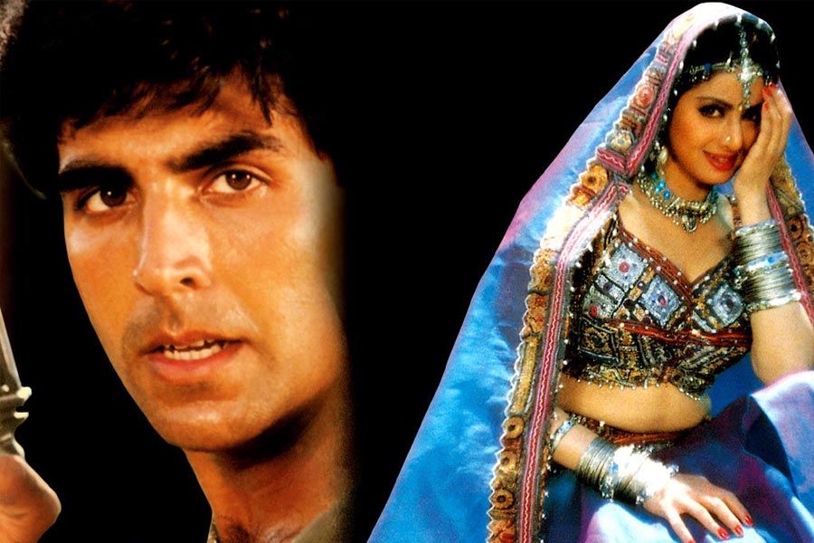 Akshay Kumar and Sridevi