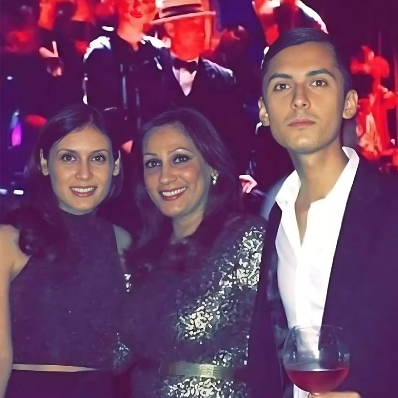 Drisha with her family