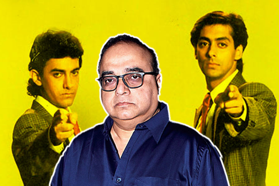 Rajkumar Santoshi, Aamir Khan and Salman Khan