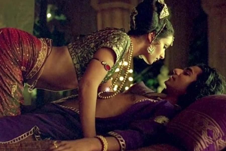 a Scene from the film Kama Sutra: A Tale of Love
