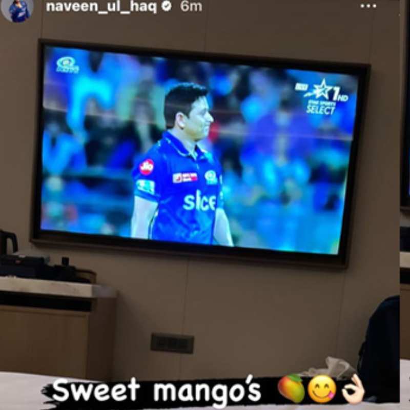 নবীনের ইনস্টাগ্রাম স্টোরি। 