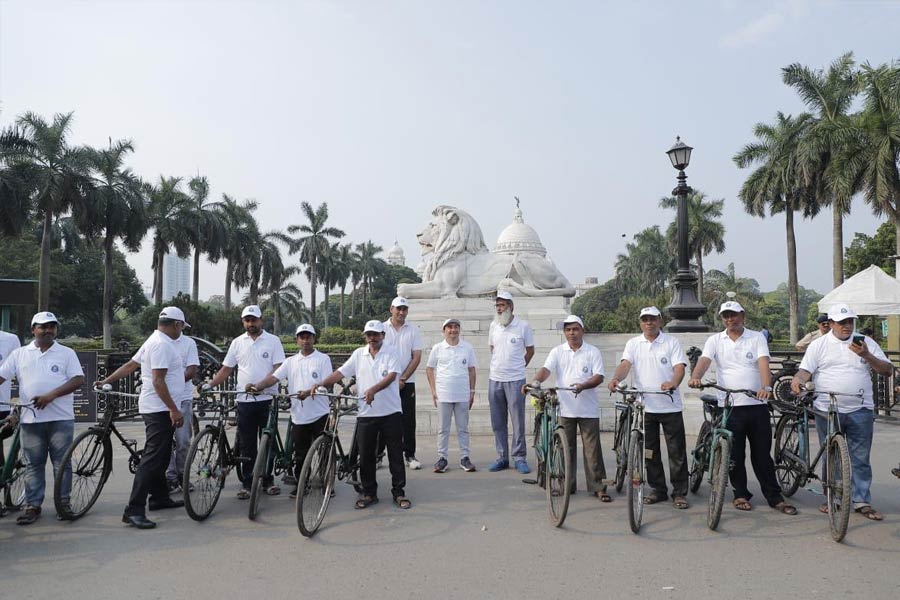 Kolkata Customs organized a cycle rally to celebrate Azadi Ka Amrit Mahotsav.