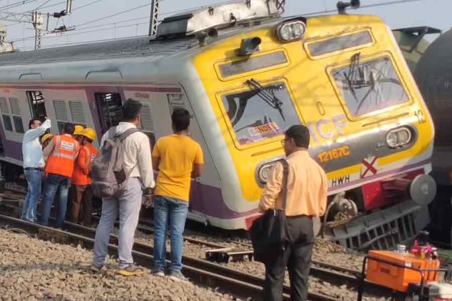 Rail is inspecting over local train derailment in Saktigarh