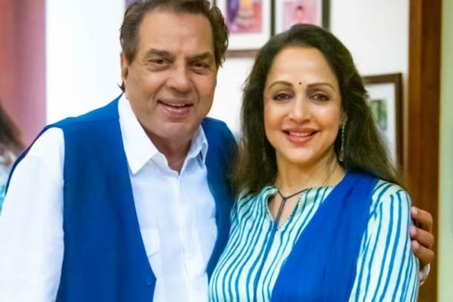 Dharmendra and Hema Malini