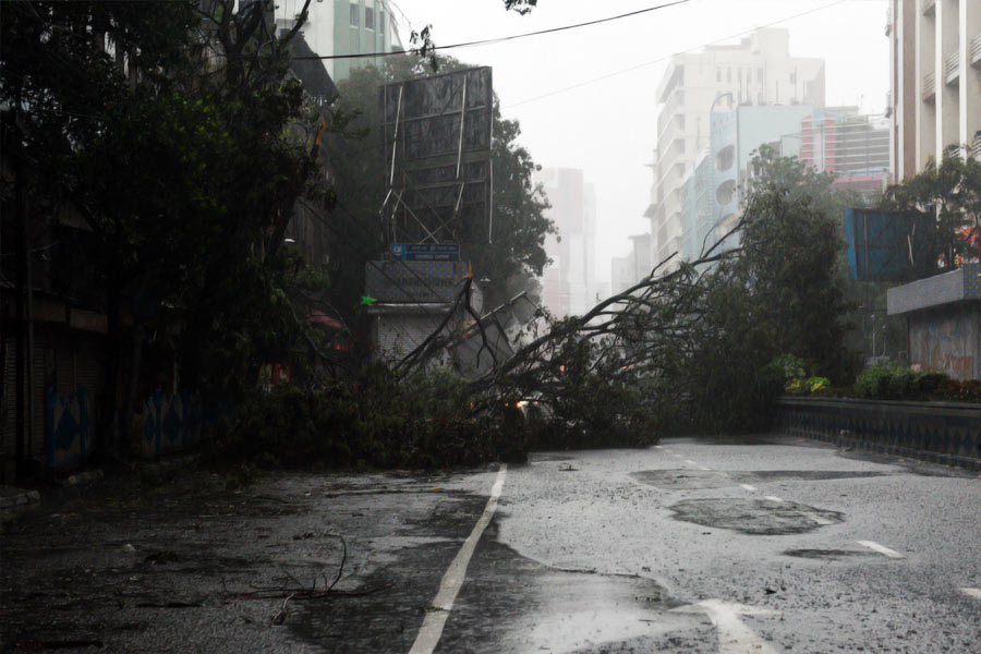 Possible impact of Cyclone Mocha in land as it is staying over the water for a long time.
