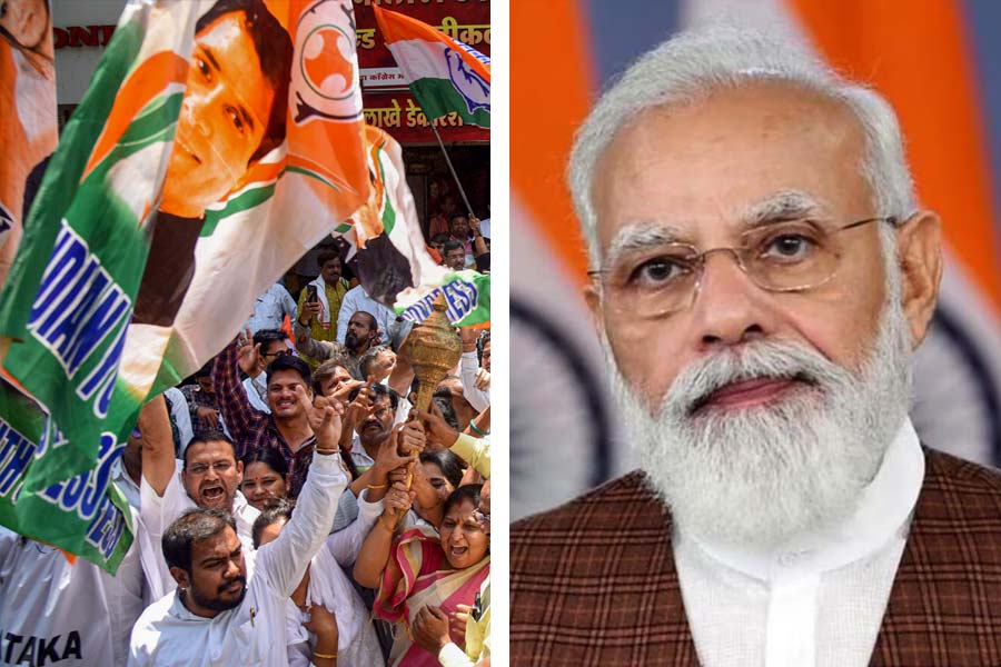 PM Narendra Modi congratulates Congress for Karnataka win 