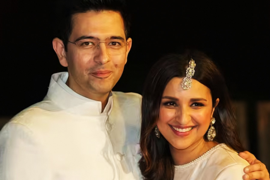 Parineeti Chopra and Raghav Chadha engagement
