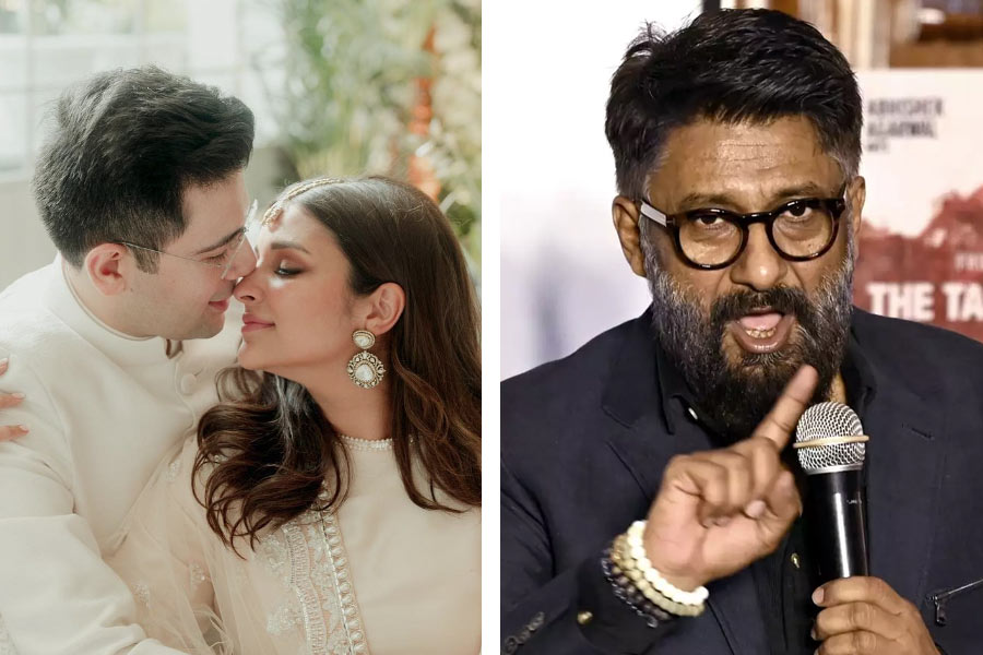Vivek Agnihotri takes a dig at Bollywood wedding amid Raghav-Parineeti engagement, says people are getting married for pictures.