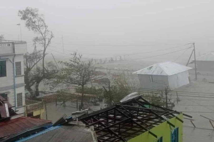 Cyclone Mocha weakens over Myanmar brings rain forecast in West Bengal.