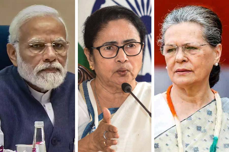 photo of PM Narendra modi, Mamata Banerjee, Sonia Gandhi