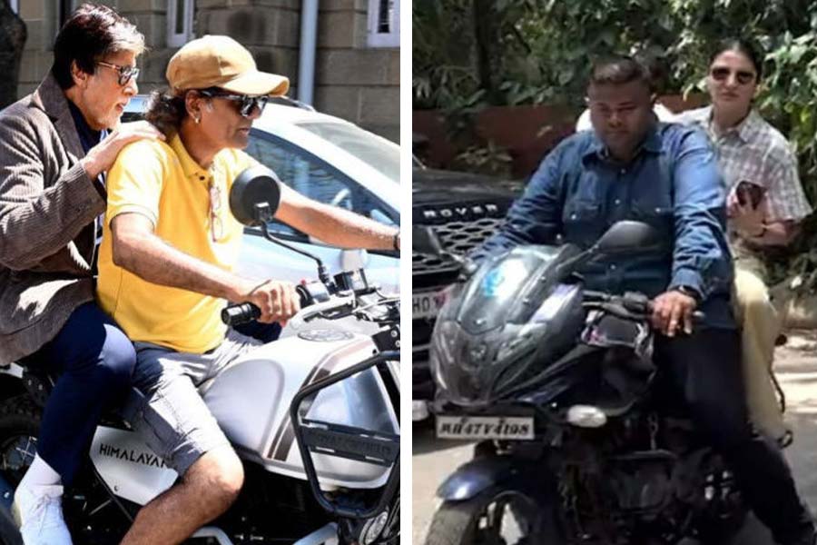 Amitabh Bachchan, Anushka Sharma to face police action for taking bike rides without helmets