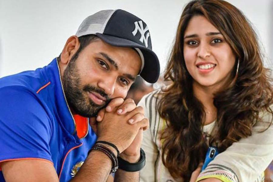 Rohit Sharma and Ritika Sajdeh