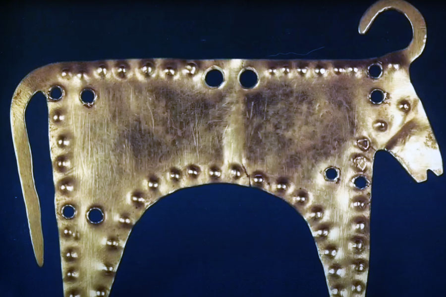 image of things found from varna necropolis 