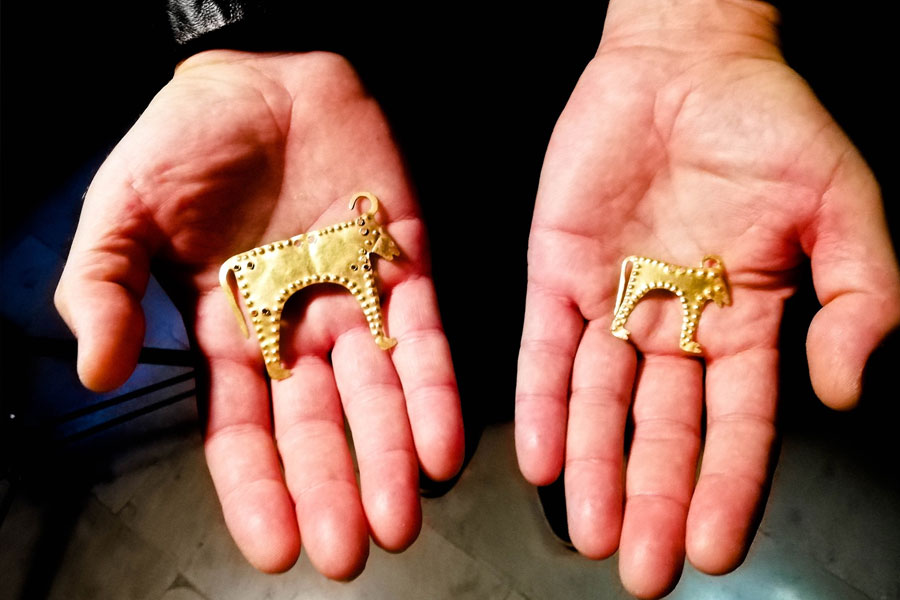 image of things found from varna necropolis 