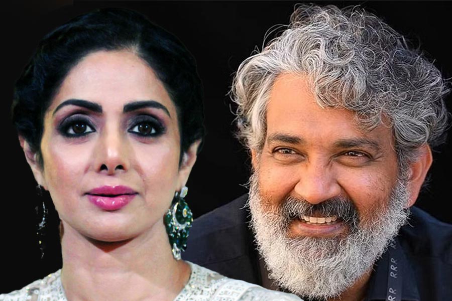 Image of Sridevi and SS Rajamouli