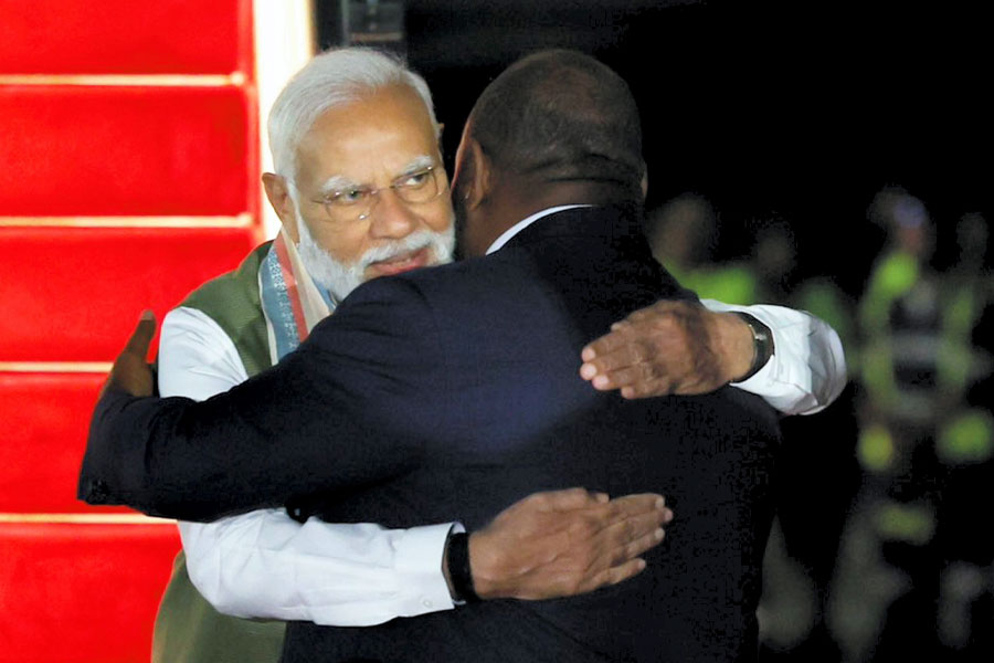 photo of PM Narendra Modi and James Marape