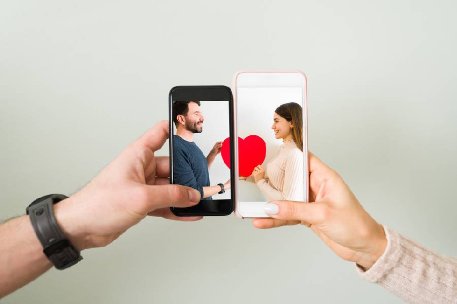 Image od dating app.