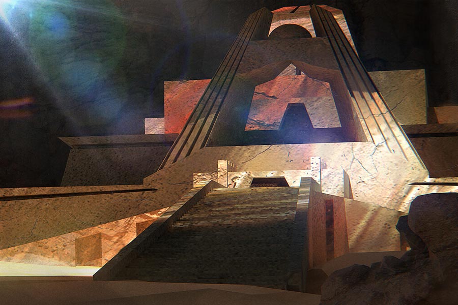 আশিক দশকে উরের জ়িগুরাত পুনর্নির্মাণ করান ইরাকের শাসক সাদ্দাম হোসেন। সে সময় এর সিঁড়ি এবং একদম নীচের স্তরের সদর নতুন করে তৈরি করা হয়।