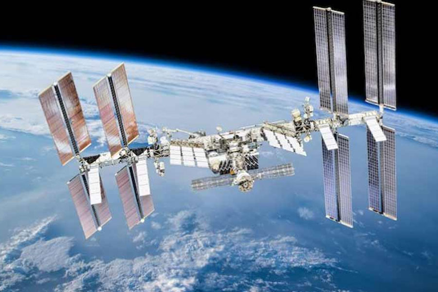 An image of ISS