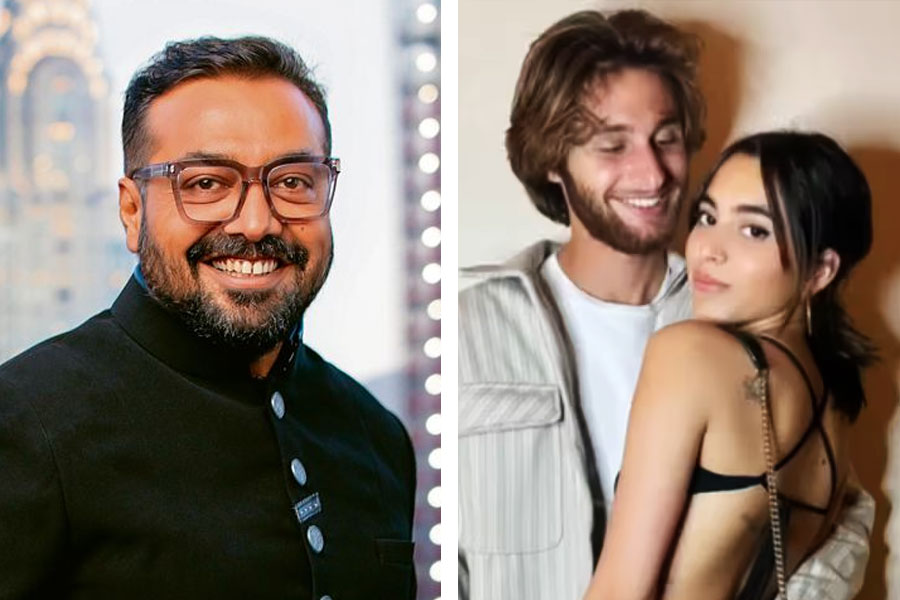 Picture of anurag kashyap and his son in law and daughter 