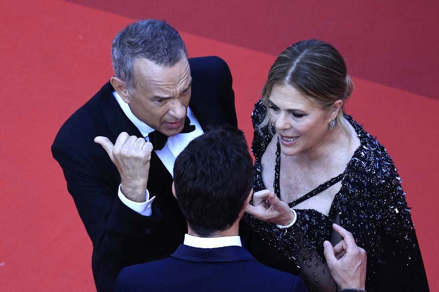 Tom Hank’s wife Rita Wilson explains the truth behind seemingly angry moment at Cannes Film Festival 