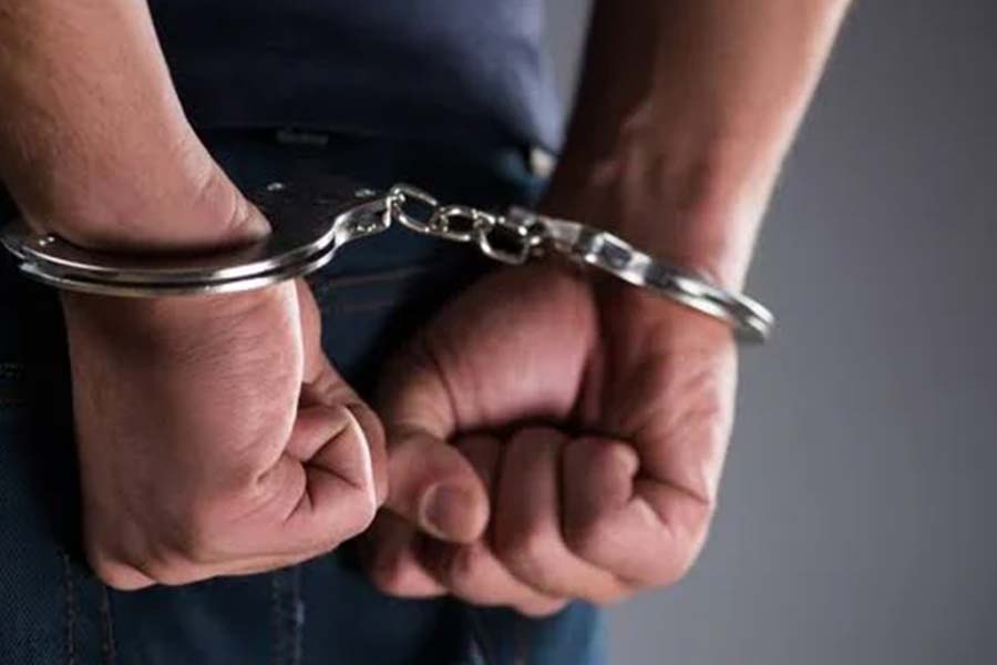 representative image of an arrested person