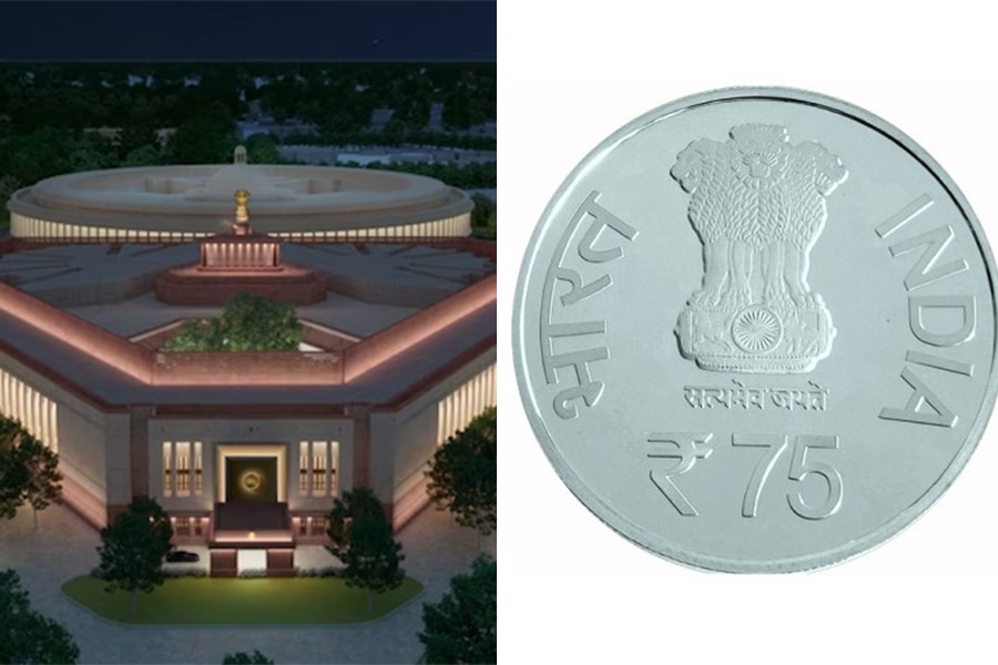 Central Government to launch a new 75 rupees coin to mark opening of new Parliament house
