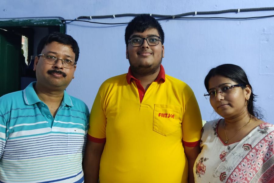 Sriraj Chandra and his Family