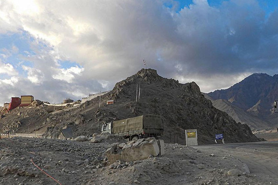 An image of Line of Actual Control in Leh 