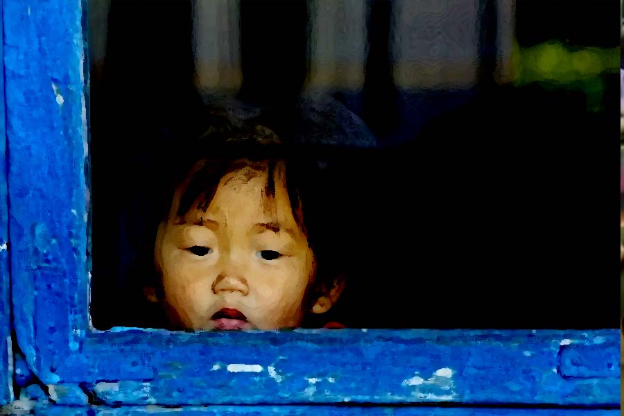 Two year old child was sentenced for life in North Korea.