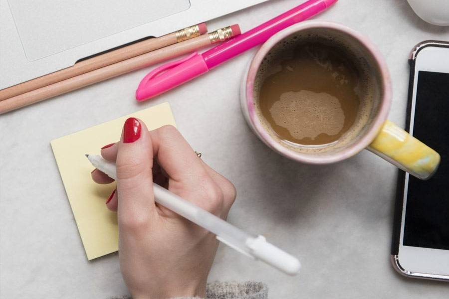 Representational picture of office