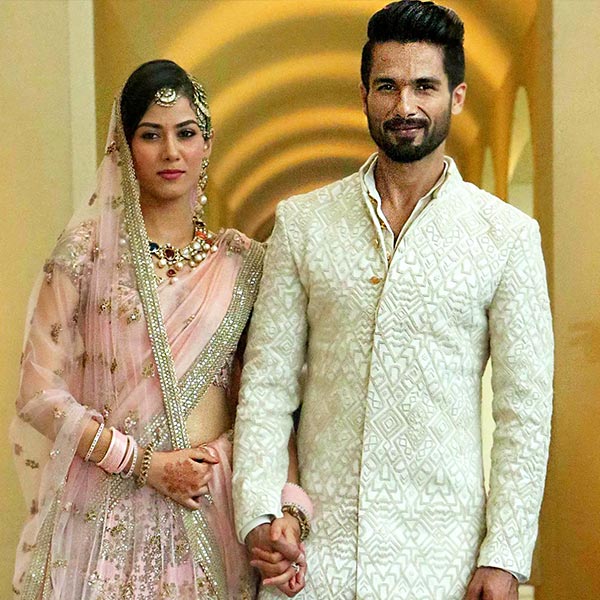 Image OF Shahid Kapoor And Meera Rajput.