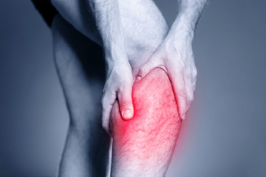 Image of muscle cramp.