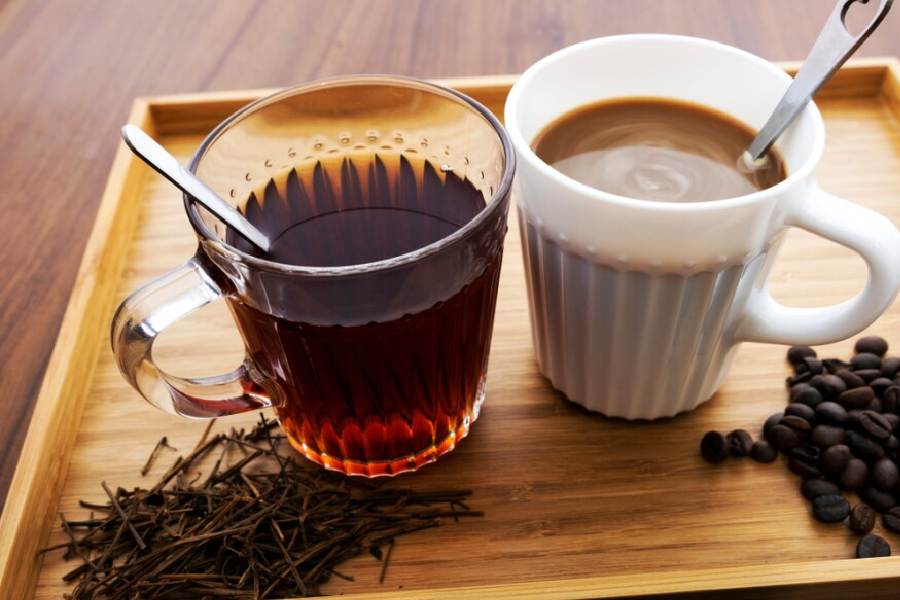 Image of tea and coffee