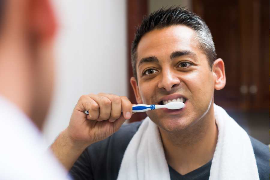 Image of Brushing Teeth.