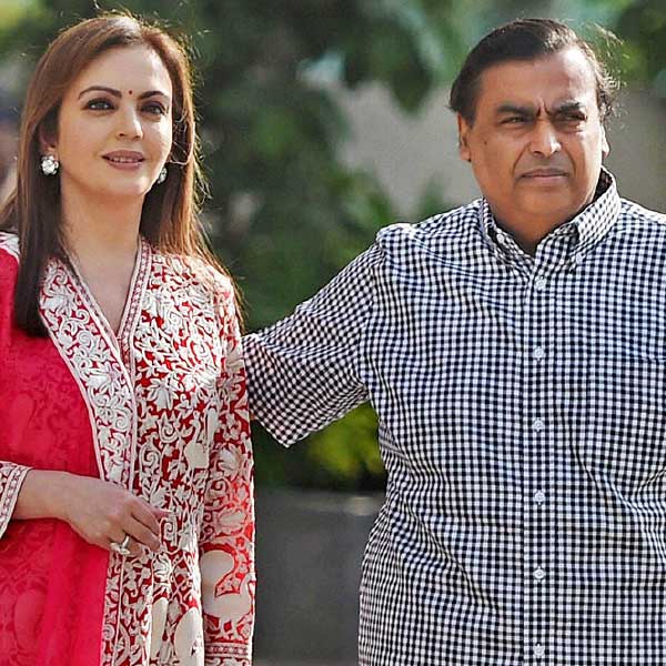 Mukesh Ambani and Nita Ambani