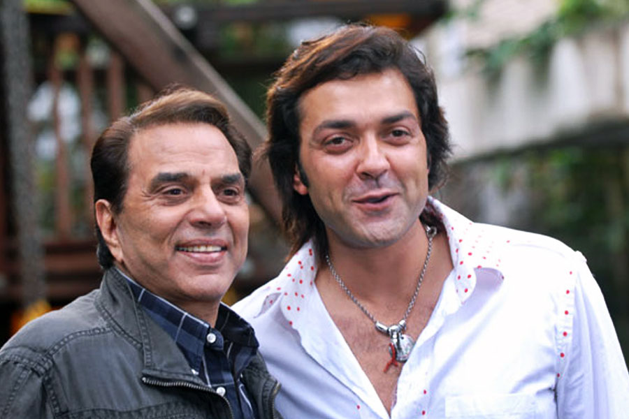 Dharmendra and Bobby Deol.