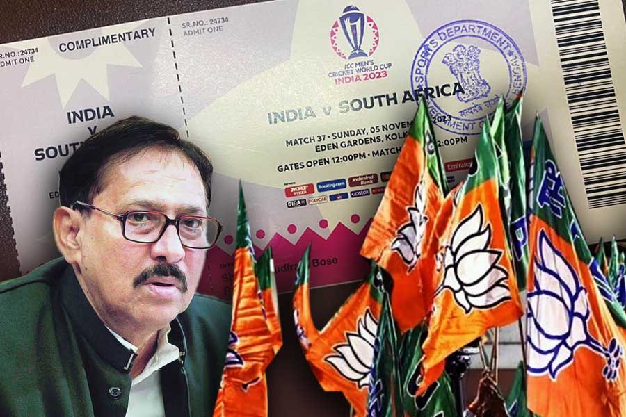 Cricket Association of Bengal (CAB) have sent world cup cricket 2023 matches tickets for MLAs.