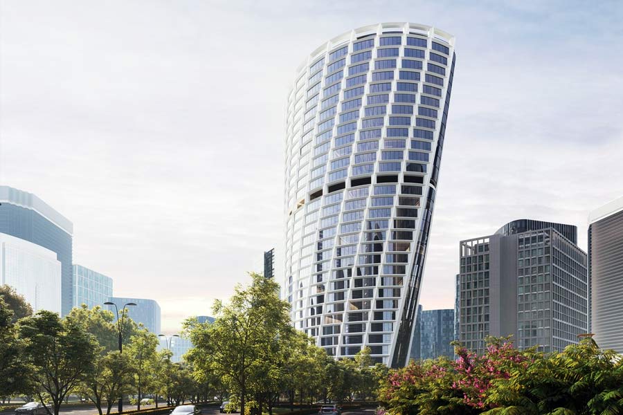 All you need to know about Gujarat’s first twisted commercial building curv