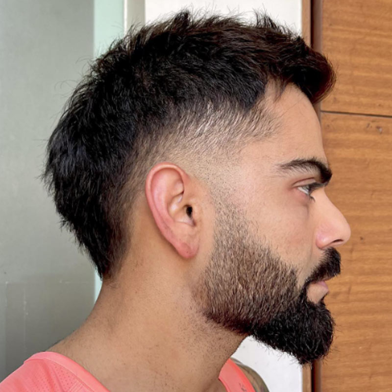 How much Virat Kohli spend on hair cutting and who does it